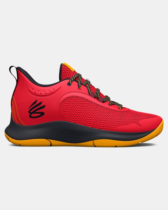 Unisex Curry 3Z6 Basketball Shoes in Red image number 0